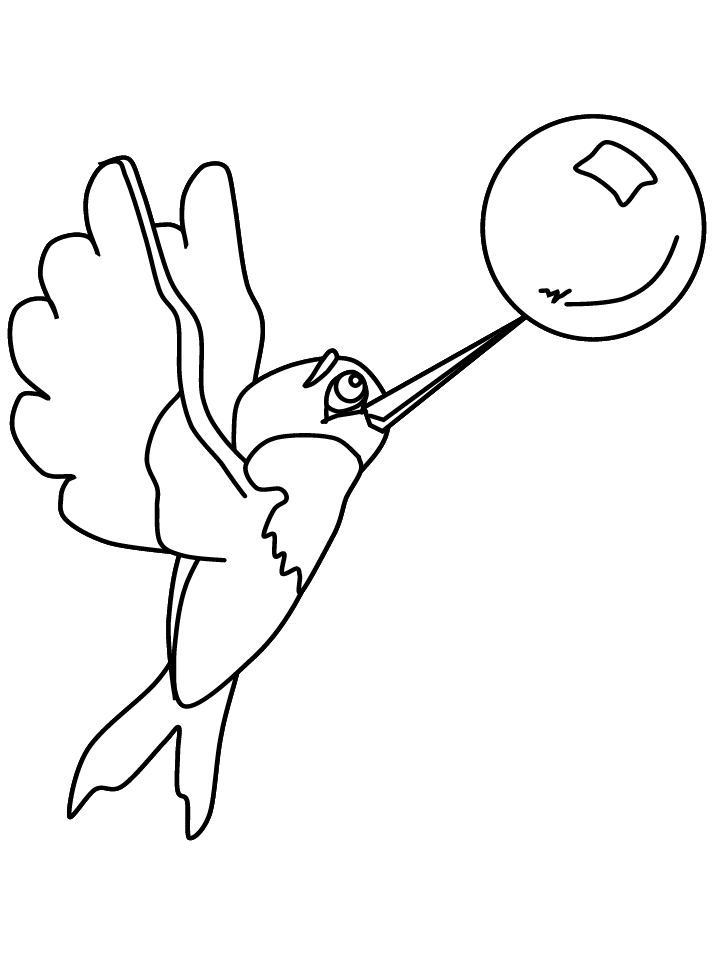Malvorlage: Kolibri (Tiere) #3791 - Kostenlose Malvorlagen zum Ausdrucken