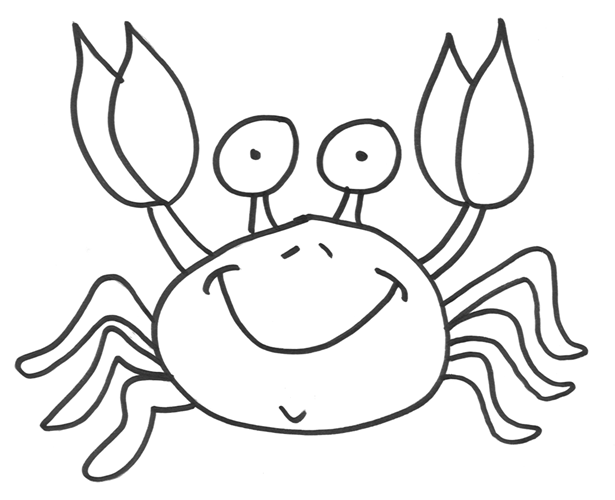 Malvorlage: Krabbe (Tiere) #4580 - Kostenlose Malvorlagen zum Ausdrucken