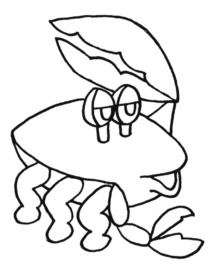 Malvorlage: Krabbe (Tiere) #4587 - Kostenlose Malvorlagen zum Ausdrucken