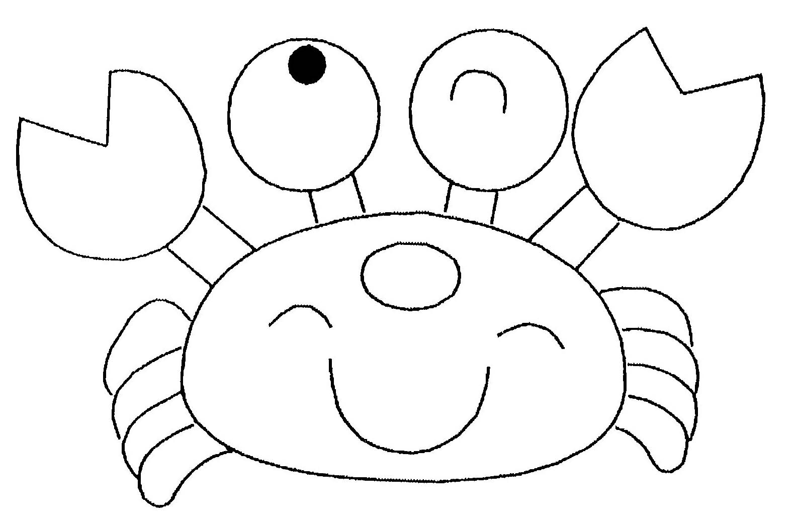 Malvorlage: Krabbe (Tiere) #4598 - Kostenlose Malvorlagen zum Ausdrucken