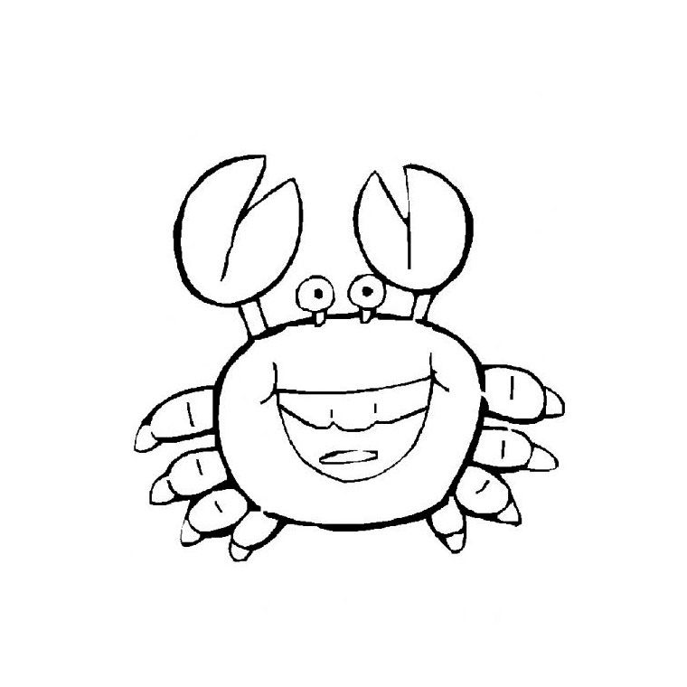 Malvorlage: Krabbe (Tiere) #4604 - Kostenlose Malvorlagen zum Ausdrucken