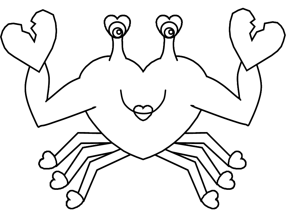 Malvorlage: Krabbe (Tiere) #4625 - Kostenlose Malvorlagen zum Ausdrucken