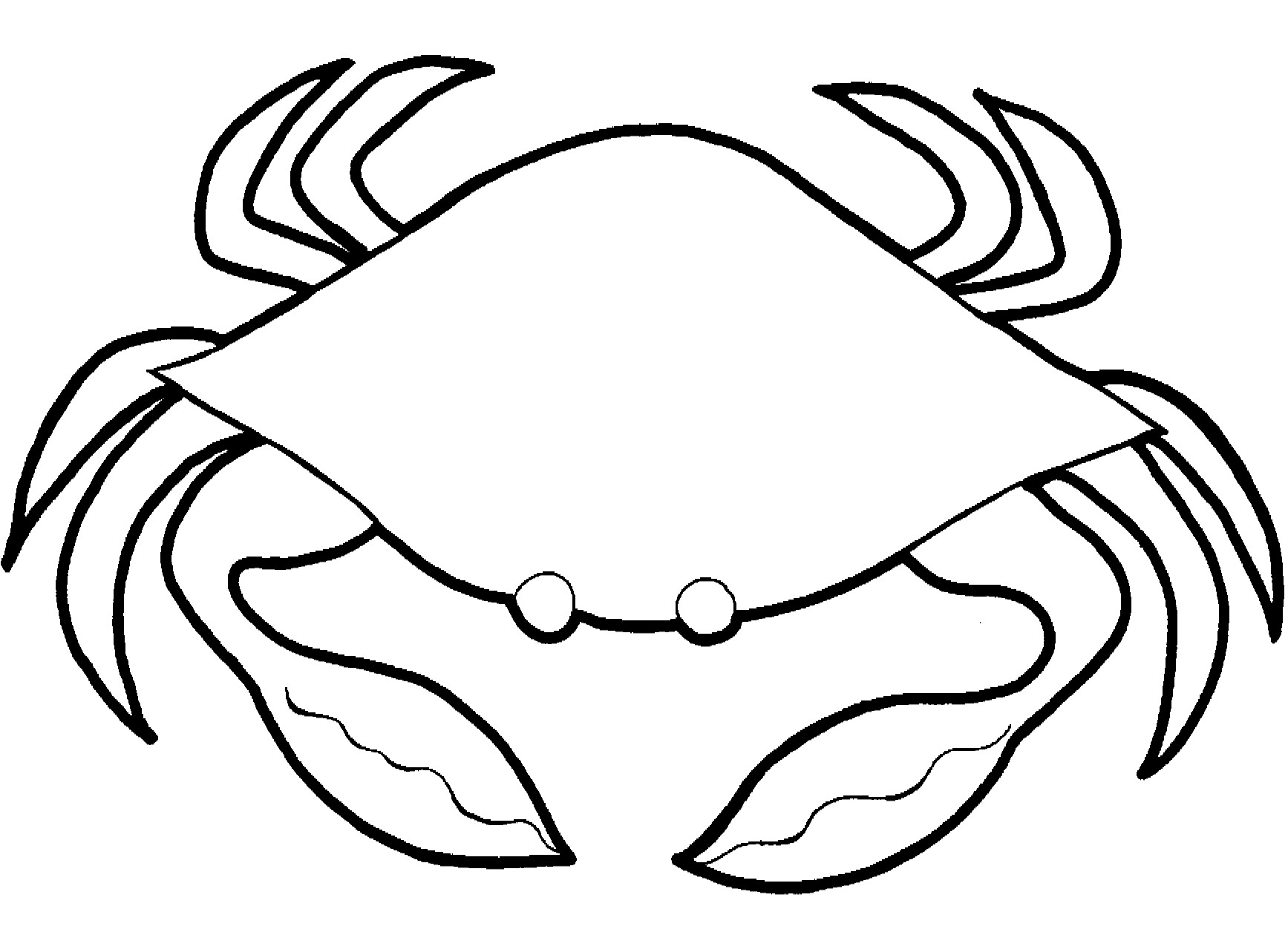 Malvorlage: Krabbe (Tiere) #4633 - Kostenlose Malvorlagen zum Ausdrucken