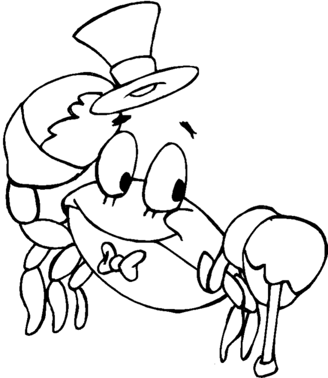 Malvorlage: Krabbe (Tiere) #4635 - Kostenlose Malvorlagen zum Ausdrucken