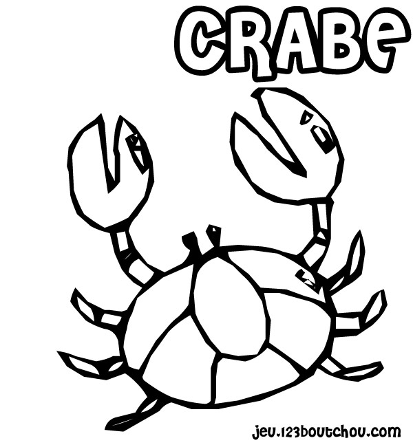 Malvorlage: Krabbe (Tiere) #4636 - Kostenlose Malvorlagen zum Ausdrucken