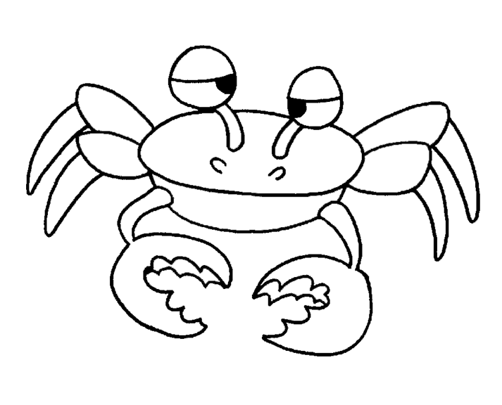 Malvorlage: Krabbe (Tiere) #4678 - Kostenlose Malvorlagen zum Ausdrucken