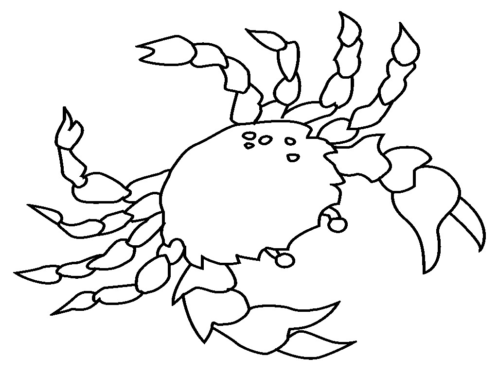 Malvorlage: Krabbe (Tiere) #4689 - Kostenlose Malvorlagen zum Ausdrucken