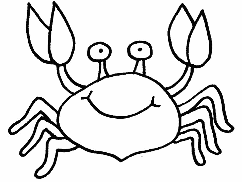 Malvorlage: Krabbe (Tiere) #4753 - Kostenlose Malvorlagen zum Ausdrucken