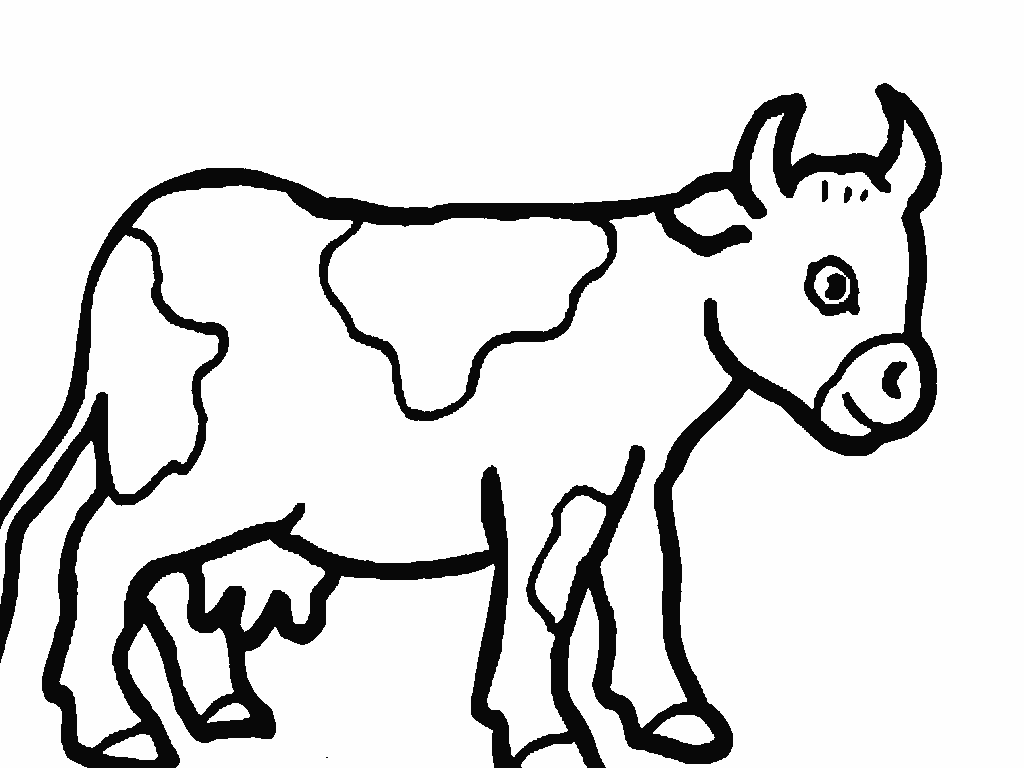 Malvorlage: Kuh (Tiere) #13187 - Kostenlose Malvorlagen zum Ausdrucken