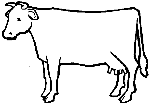 Malvorlage: Kuh (Tiere) #13198 - Kostenlose Malvorlagen zum Ausdrucken