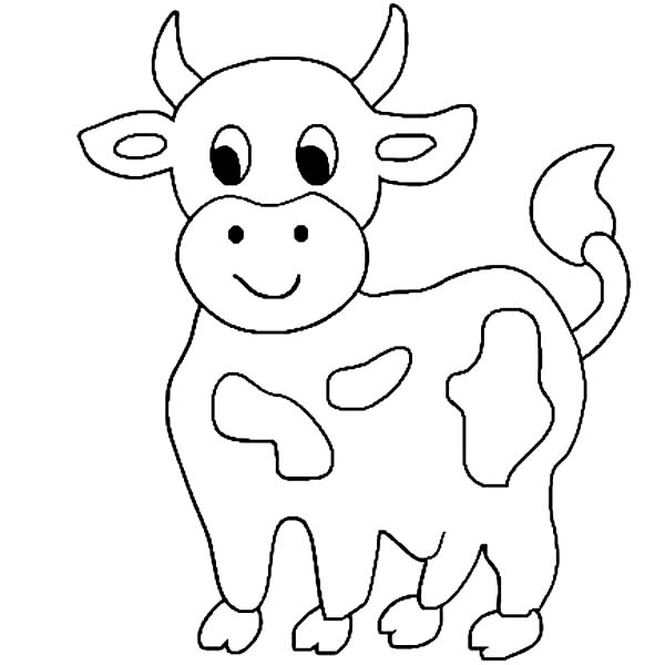 Malvorlage: Kuh (Tiere) #13247 - Kostenlose Malvorlagen zum Ausdrucken