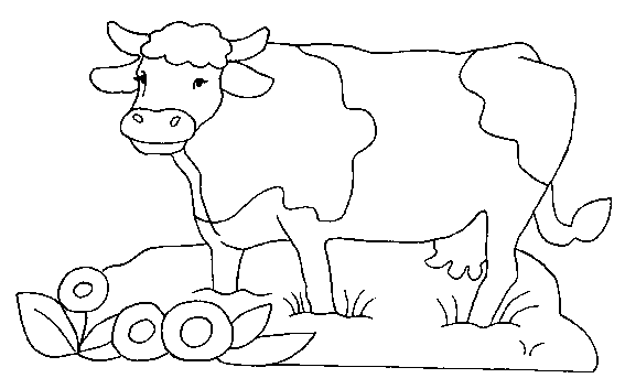 Malvorlage: Kuh (Tiere) #13252 - Kostenlose Malvorlagen zum Ausdrucken