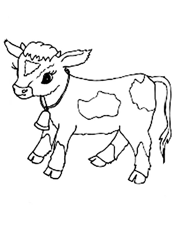 Malvorlage: Kuh (Tiere) #13264 - Kostenlose Malvorlagen zum Ausdrucken