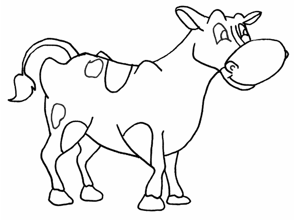Malvorlage: Kuh (Tiere) #13267 - Kostenlose Malvorlagen zum Ausdrucken