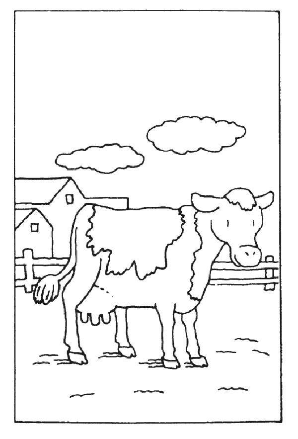 Malvorlage: Kuh (Tiere) #13310 - Kostenlose Malvorlagen zum Ausdrucken