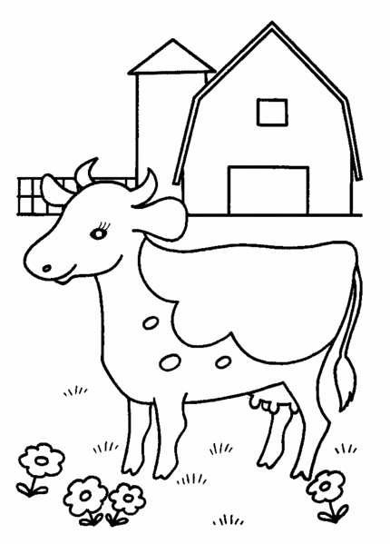 Malvorlage: Kuh (Tiere) #13311 - Kostenlose Malvorlagen zum Ausdrucken
