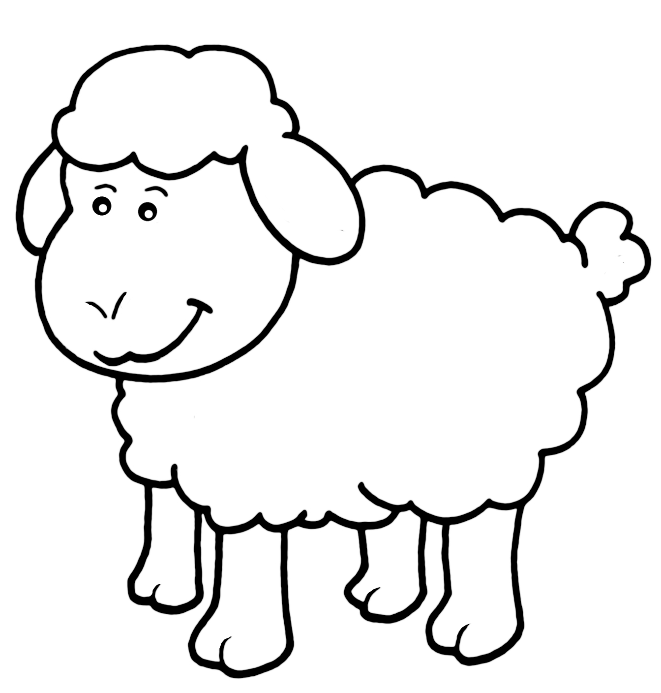 Malvorlage: Lamm (Tiere) #187 - Kostenlose Malvorlagen zum Ausdrucken