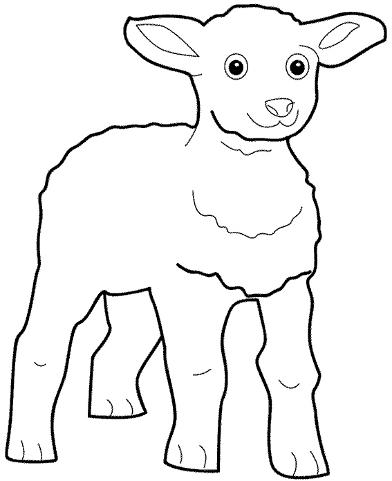 Malvorlage: Lamm (Tiere) #200 - Kostenlose Malvorlagen zum Ausdrucken