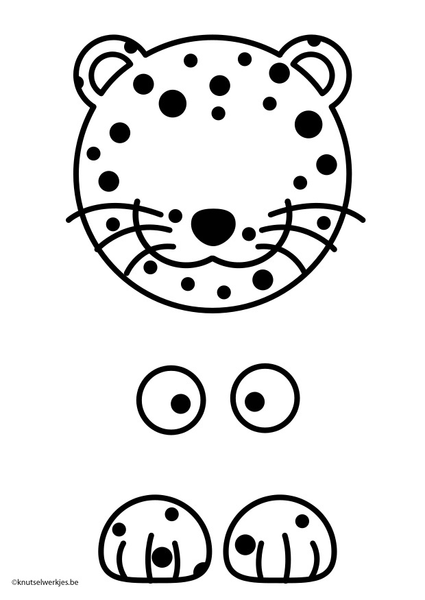 Malvorlage: Leopard (Tiere) #9848 - Kostenlose Malvorlagen zum Ausdrucken