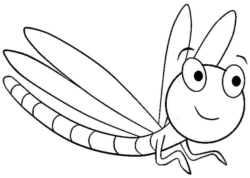 Malvorlage: Libelle (Tiere) #10017 - Kostenlose Malvorlagen zum Ausdrucken