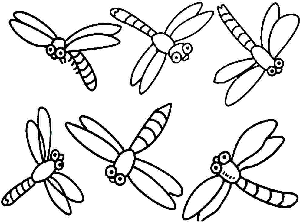 Malvorlage: Libelle (Tiere) #9930 - Kostenlose Malvorlagen zum Ausdrucken