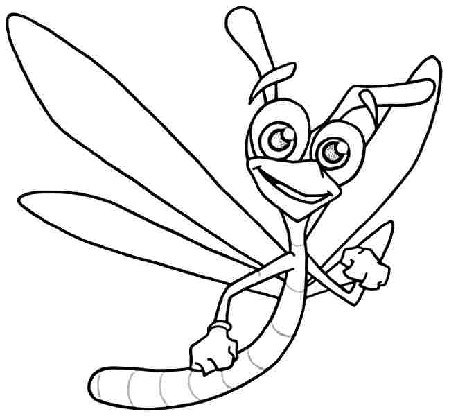 Malvorlage: Libelle (Tiere) #9942 - Kostenlose Malvorlagen zum Ausdrucken