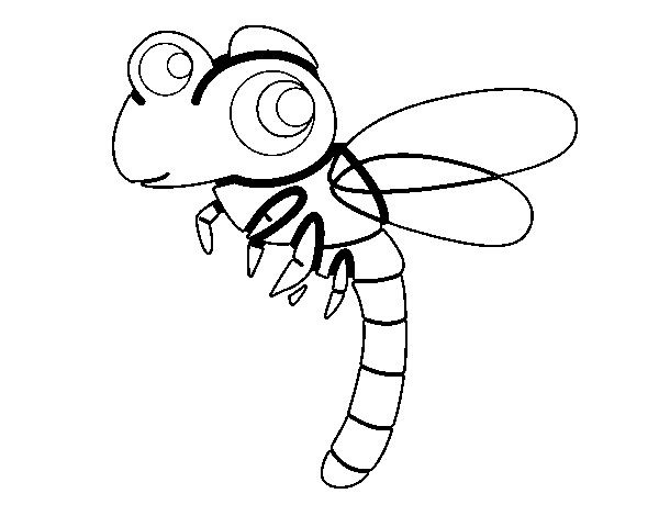 Malvorlage: Libelle (Tiere) #9952 - Kostenlose Malvorlagen zum Ausdrucken