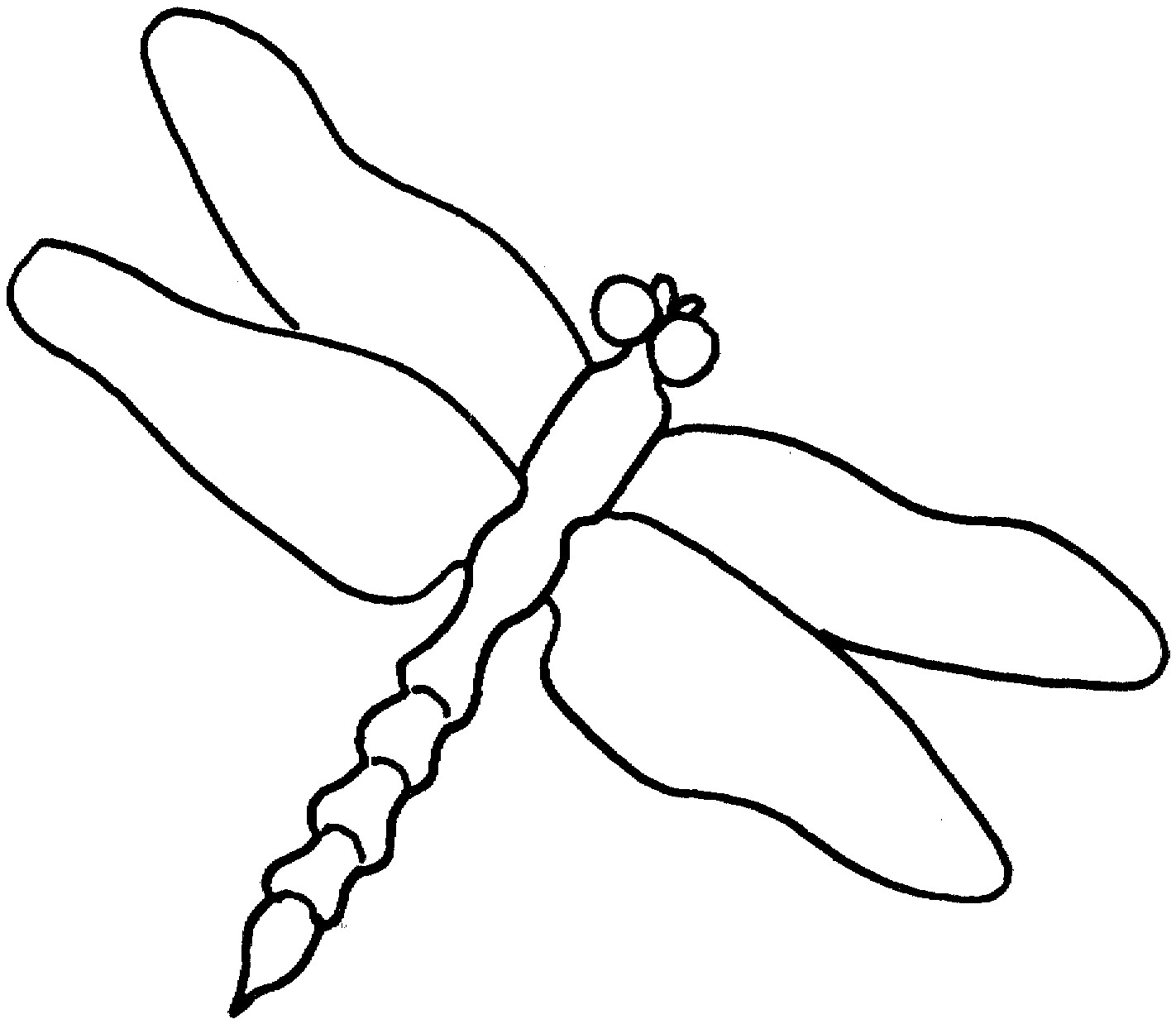 Malvorlage: Libelle (Tiere) #9958 - Kostenlose Malvorlagen zum Ausdrucken