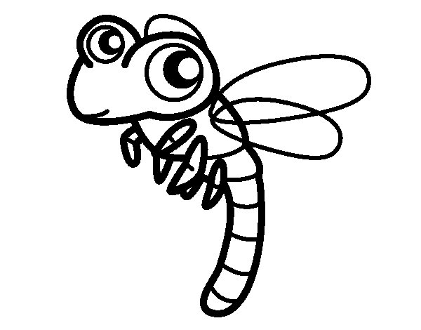 Malvorlage: Libelle (Tiere) #9999 - Kostenlose Malvorlagen zum Ausdrucken