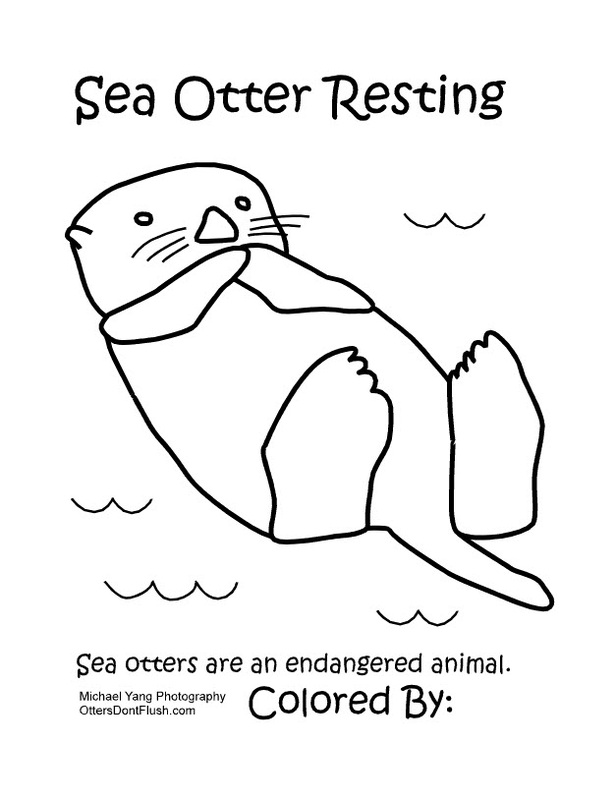 Malvorlage: Otter (Tiere) #10654 - Kostenlose Malvorlagen zum Ausdrucken