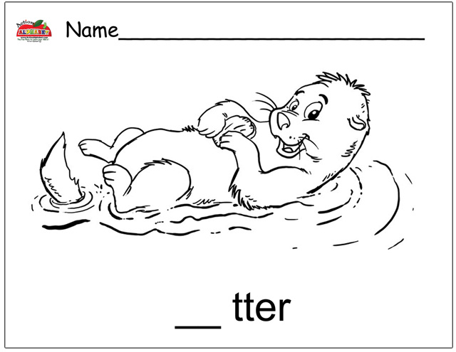 Malvorlage: Otter (Tiere) #10669 - Kostenlose Malvorlagen zum Ausdrucken