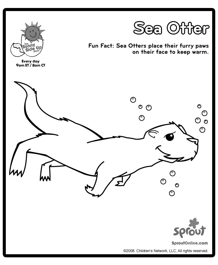 Malvorlage: Otter (Tiere) #10698 - Kostenlose Malvorlagen zum Ausdrucken