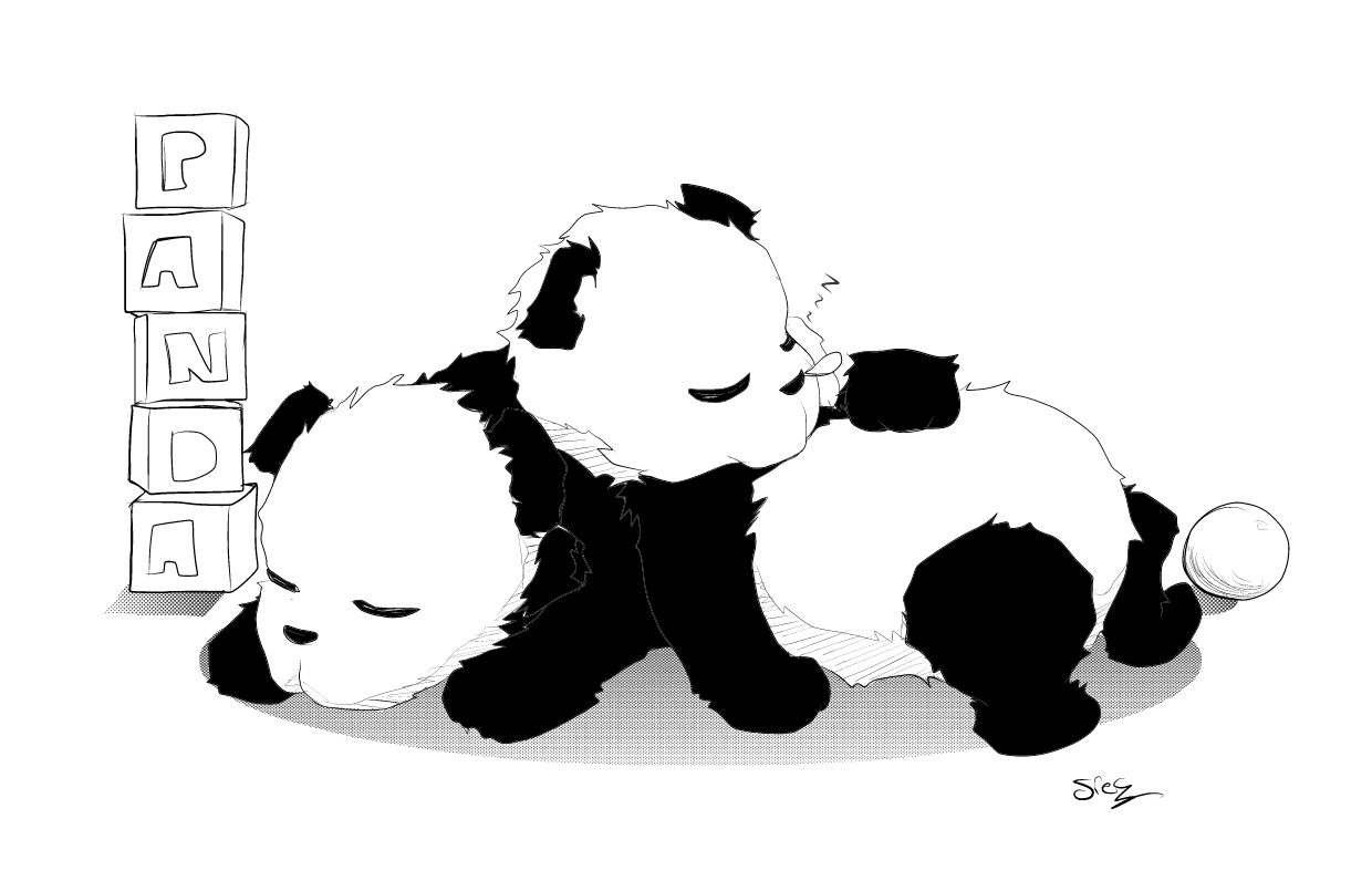 Malvorlage: Panda (Tiere) #12612 - Kostenlose Malvorlagen zum Ausdrucken