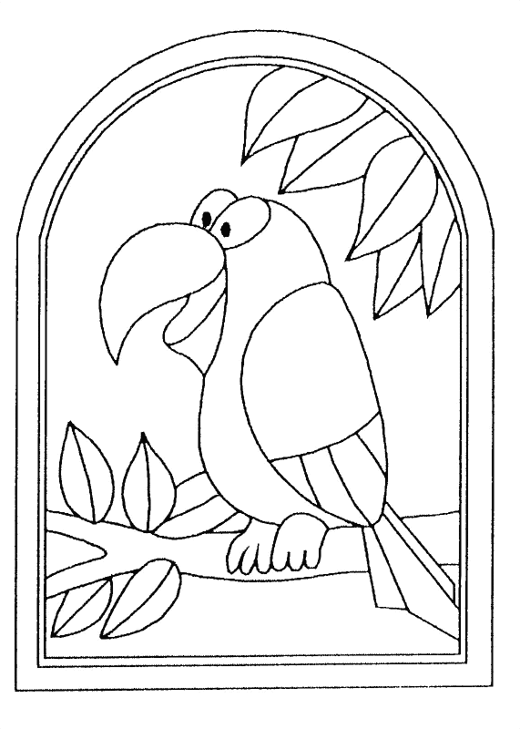 Malvorlage: Papagei (Tiere) #16067 - Kostenlose Malvorlagen zum Ausdrucken
