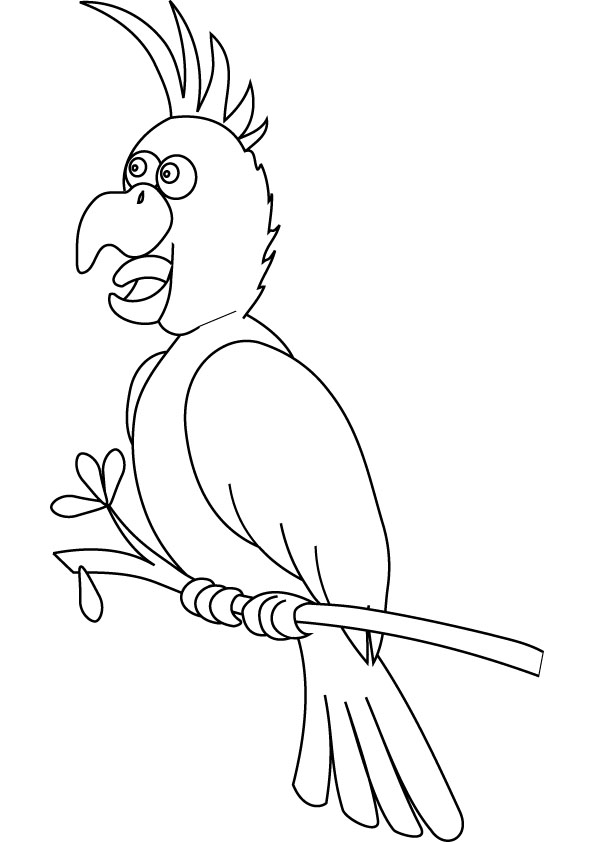 Malvorlage: Papagei (Tiere) #16108 - Kostenlose Malvorlagen zum Ausdrucken