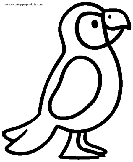 Malvorlage: Papagei (Tiere) #16162 - Kostenlose Malvorlagen zum Ausdrucken