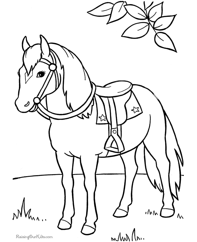 Malvorlage: Pferd (Tiere) #2161 - Kostenlose Malvorlagen zum Ausdrucken
