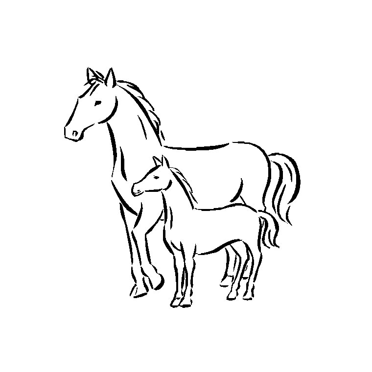 Malvorlage: Pferd (Tiere) #2218 - Kostenlose Malvorlagen zum Ausdrucken