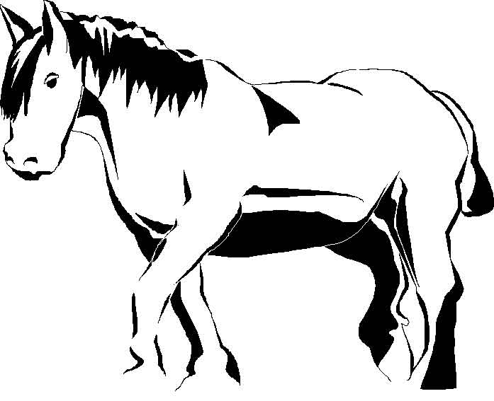 Malvorlage: Pferd (Tiere) #2249 - Kostenlose Malvorlagen zum Ausdrucken