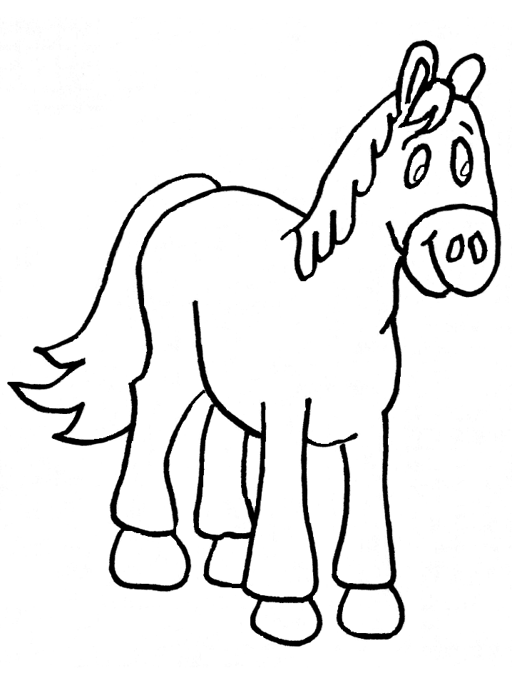 Malvorlage: Pferd (Tiere) #2315 - Kostenlose Malvorlagen zum Ausdrucken
