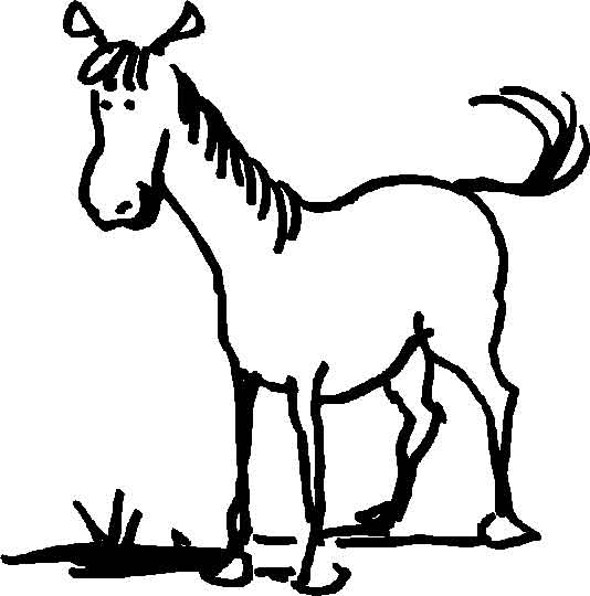 Malvorlage: Pferd (Tiere) #2332 - Kostenlose Malvorlagen zum Ausdrucken