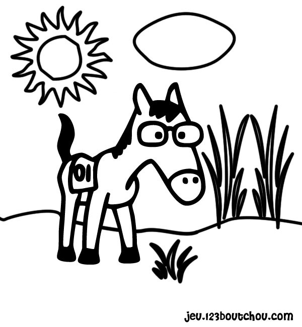 Malvorlage: Pferd (Tiere) #2359 - Kostenlose Malvorlagen zum Ausdrucken