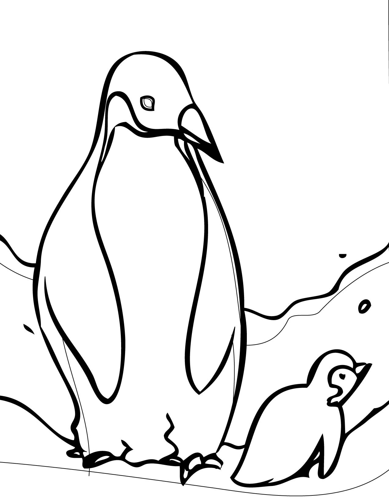 Malvorlage: Pinguin (Tiere) #16822 - Kostenlose Malvorlagen zum Ausdrucken