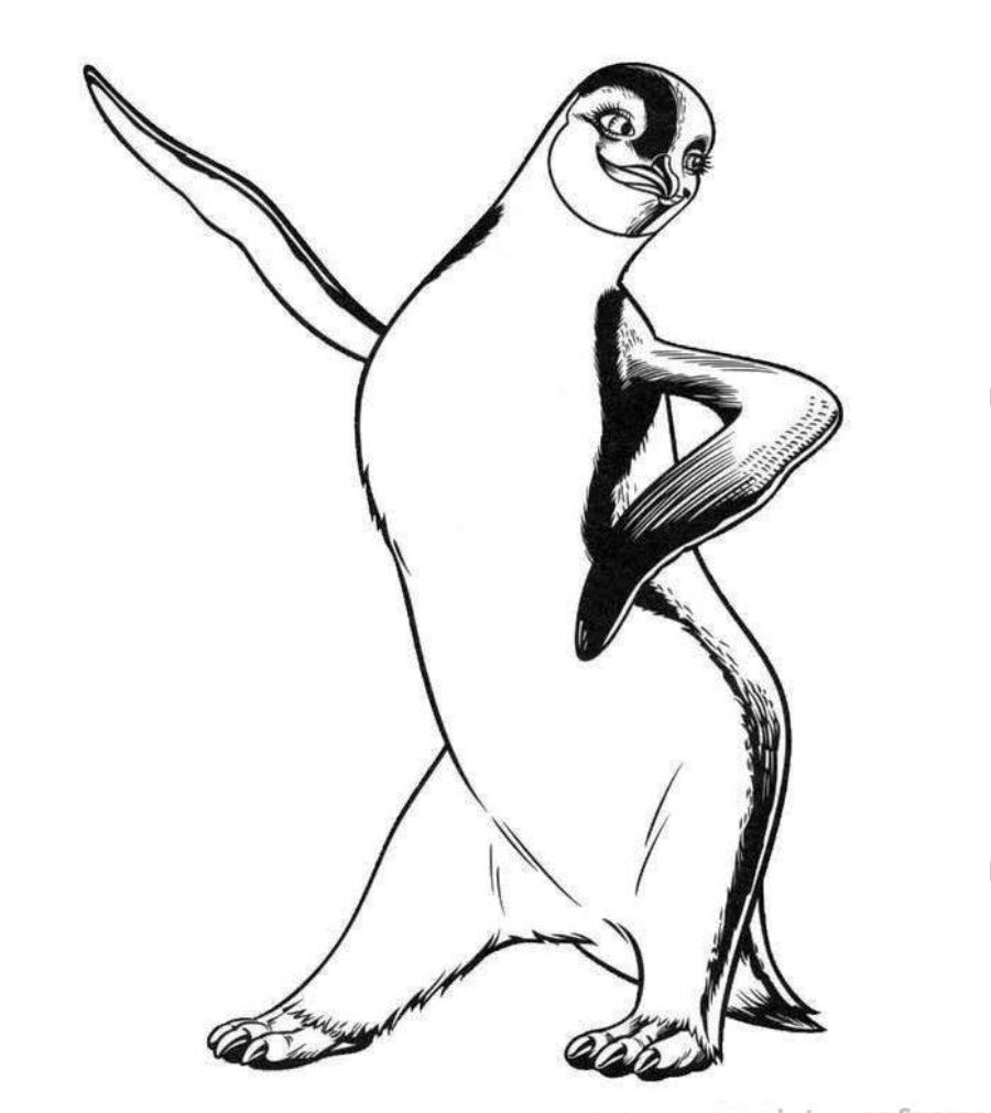 Malvorlage: Pinguin (Tiere) #16948 - Kostenlose Malvorlagen zum Ausdrucken