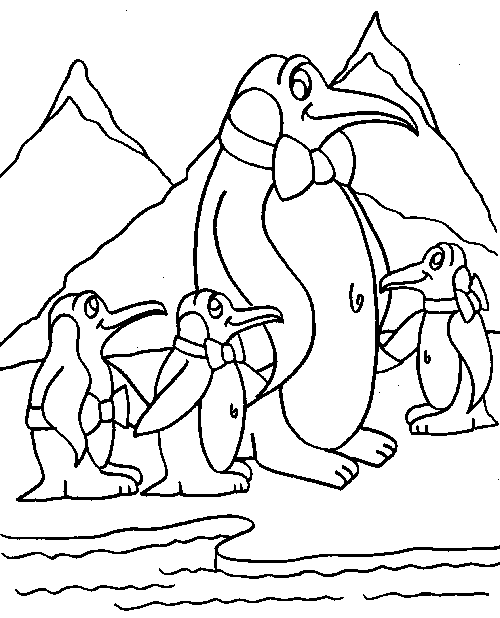 Malvorlage: Pinguin (Tiere) #16958 - Kostenlose Malvorlagen zum Ausdrucken