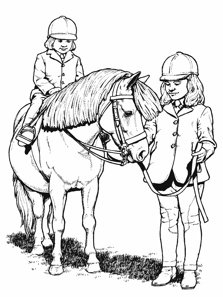 Malvorlage: Pony (Tiere) #17849 - Kostenlose Malvorlagen zum Ausdrucken