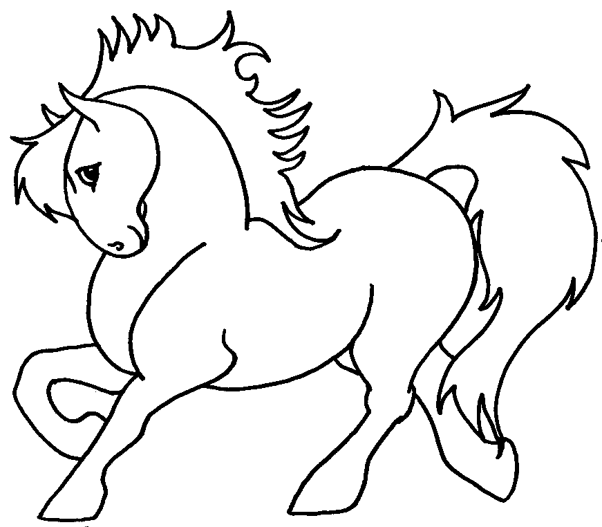 Malvorlage: Pony (Tiere) #17855 - Kostenlose Malvorlagen zum Ausdrucken