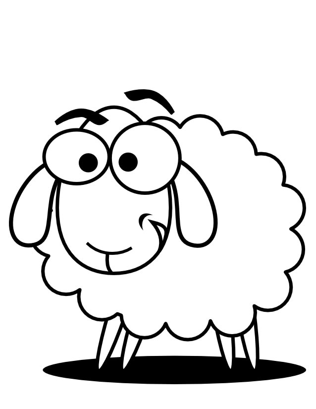 Malvorlage: Schaf (Tiere) #11400 - Kostenlose Malvorlagen zum Ausdrucken
