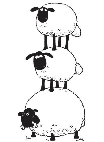 Malvorlage: Schaf (Tiere) #11425 - Kostenlose Malvorlagen zum Ausdrucken