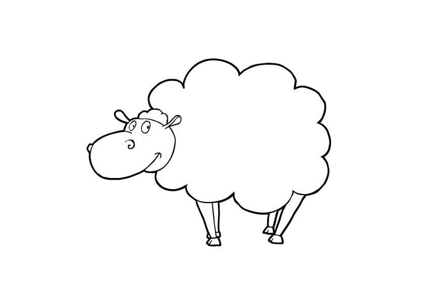 Malvorlage: Schaf (Tiere) #11454 - Kostenlose Malvorlagen zum Ausdrucken